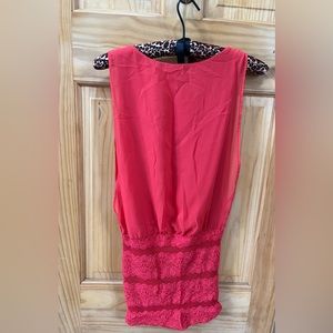 Cute orange mini dress size S ..🎀